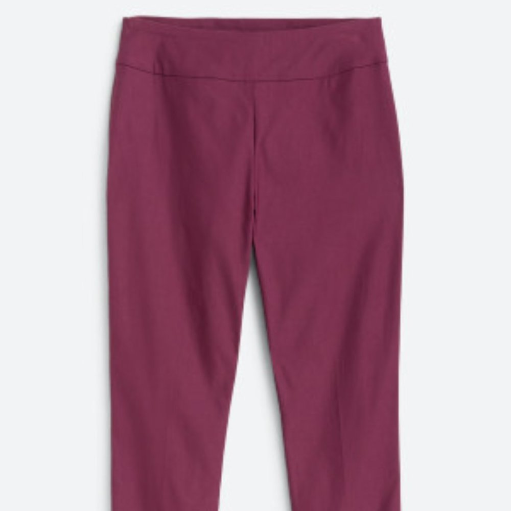 Dark Purple Tribal Fia Cropped Trouser